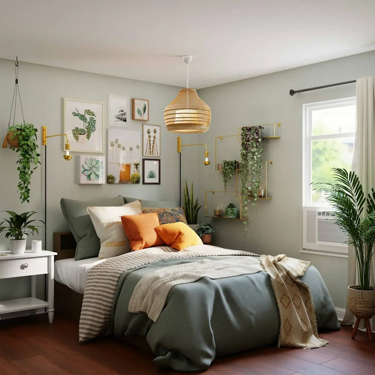 Freshly decorated bedroom ready for a new tenancy
